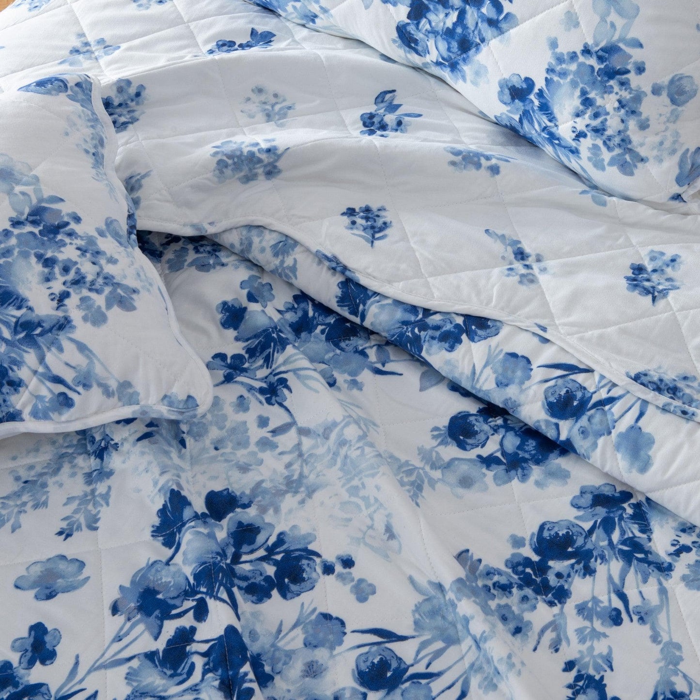Watercolor Leaves Quilt Set - Jacqueline Collection