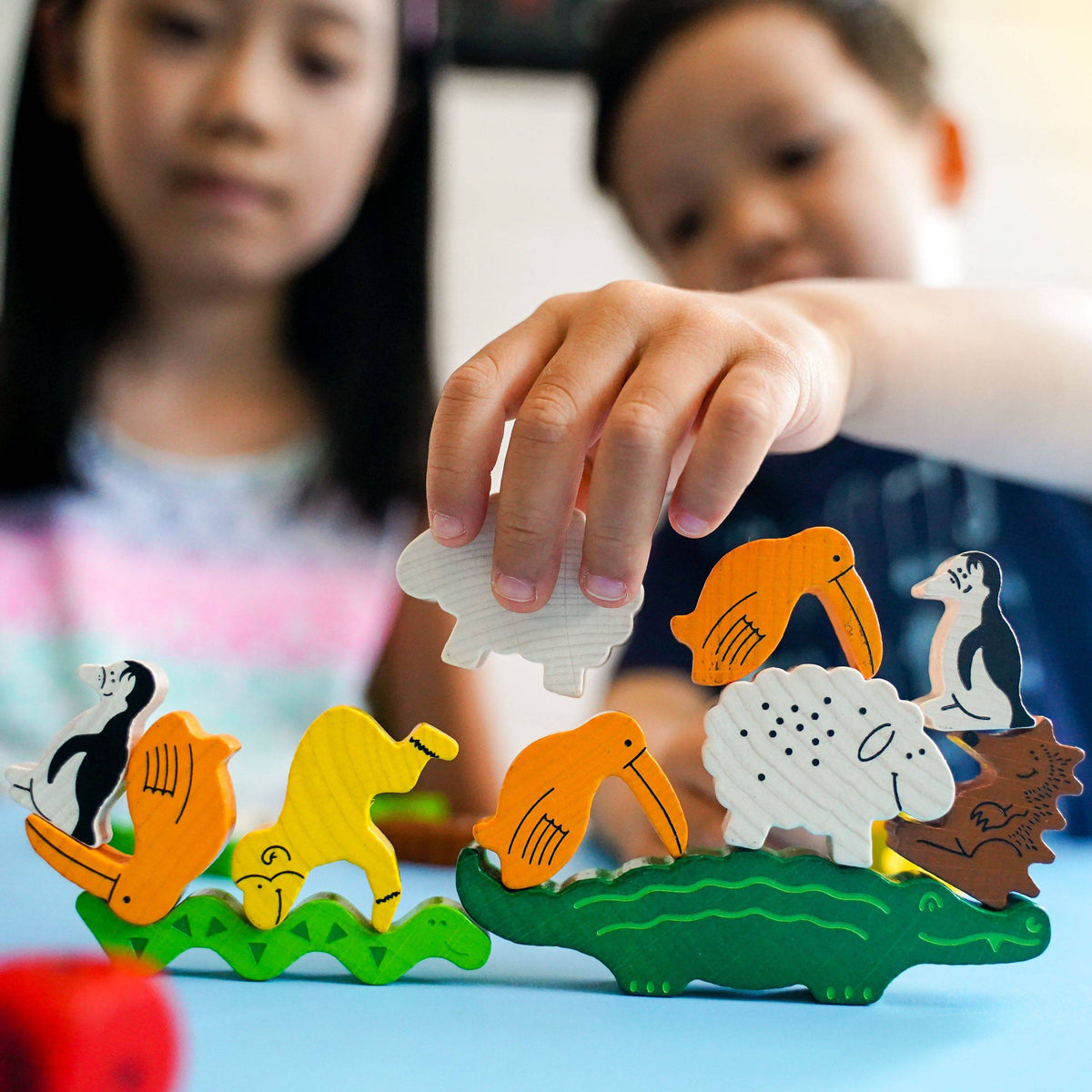 Animal Upon Animal Stacking Game