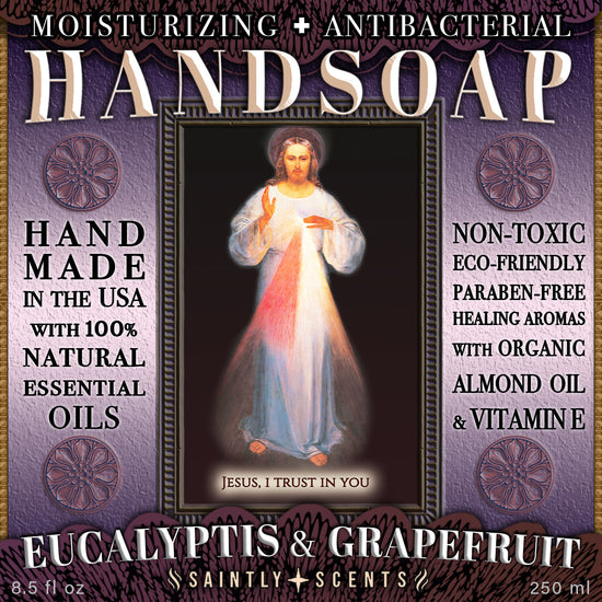 Divine Mercy Heavenly Handsoap - Eucalyptus and Grapefruit