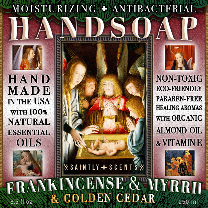 Nativity Heavenly Handsoap - Frankincense Myrrh and Golden Cedar