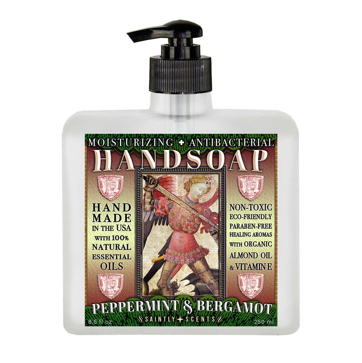 St. Michael Heavenly Handsoap - Peppermint and Bergamot