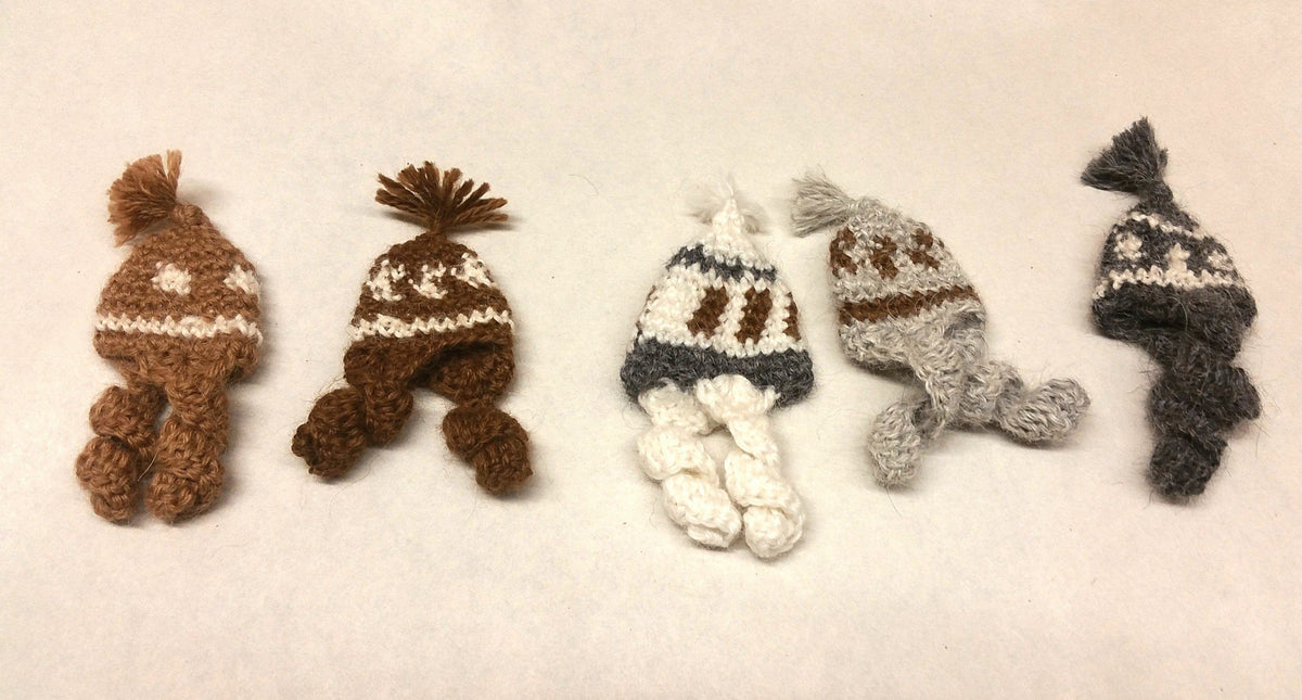 Hat Chullo for Alpacadorable Ornament — Christmas ornament for tree display and holiday gifting seasonal decorating choice