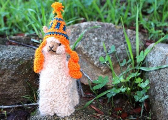 Hat Chullo for Alpacadorable Ornament — decorative ornament for Christmas tree and holiday decor
