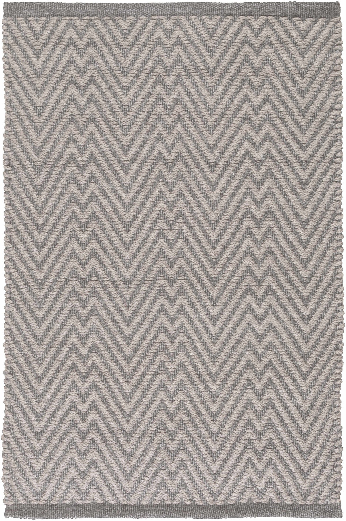 Herlong Charcoal Herringbone Outdoor Rug - Clearance