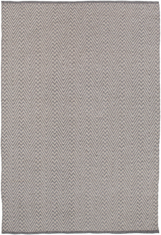 Herlong Charcoal Herringbone Outdoor Rug - Clearance