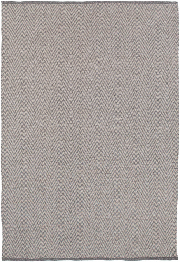 Herlong Charcoal Herringbone Outdoor Rug - Clearance
