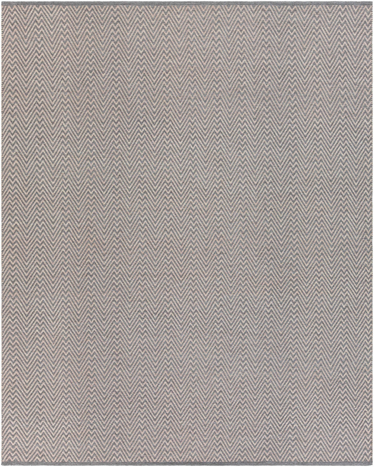 Herlong Charcoal Herringbone Outdoor Rug - Clearance