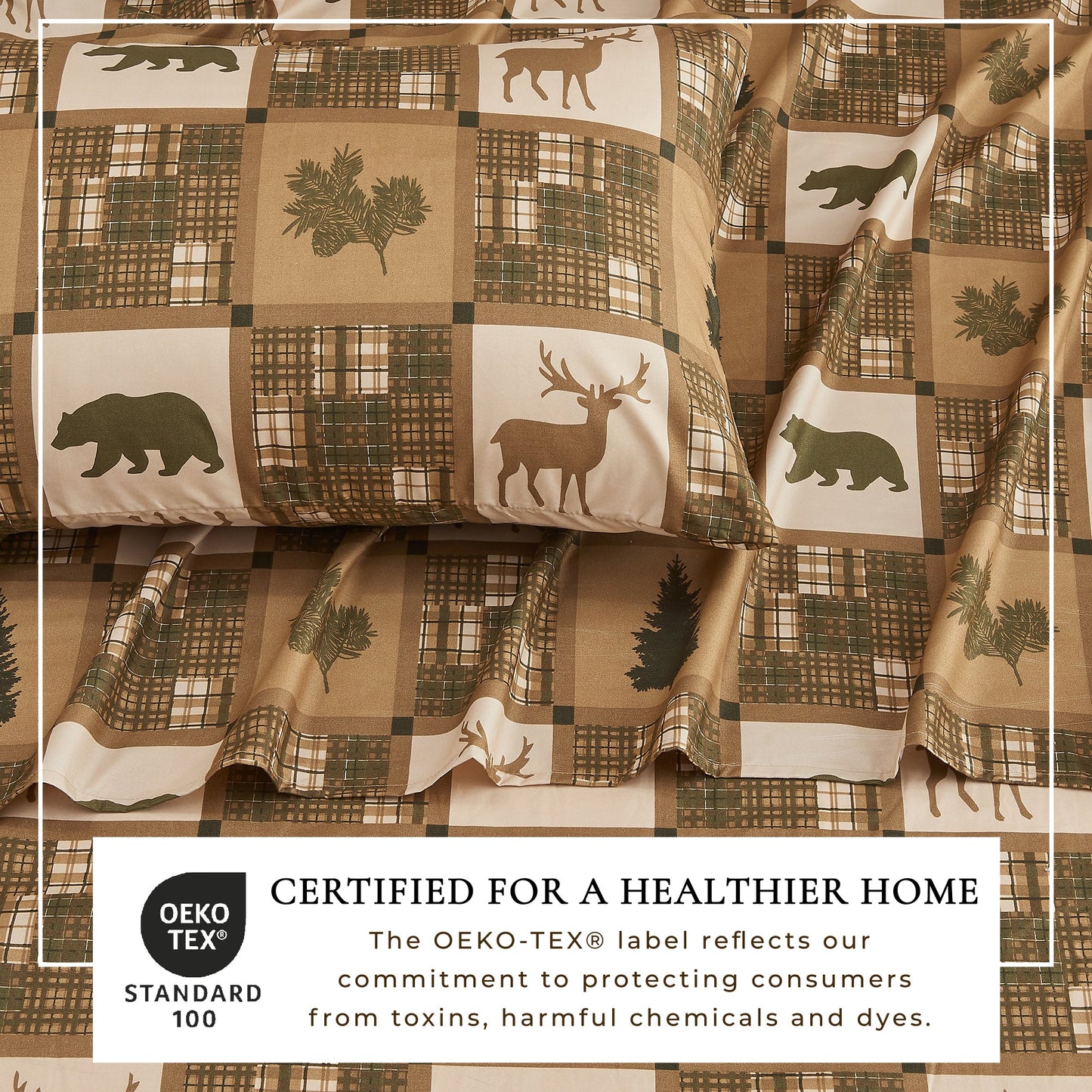 Lodge Printed Sheet Set - Mountain Ridge Collection