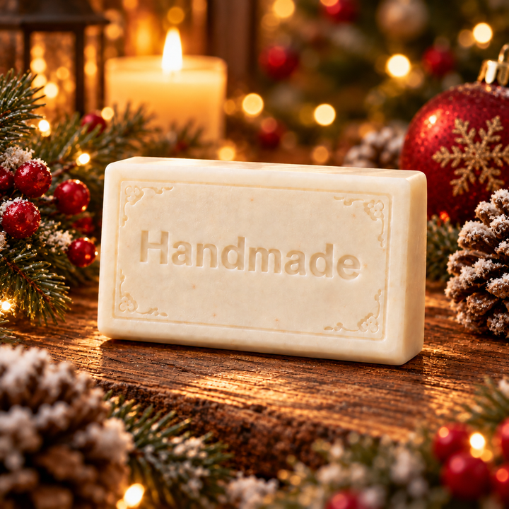 Christmas Cheer Shea Butter Soap | 4 oz Handmade Bar