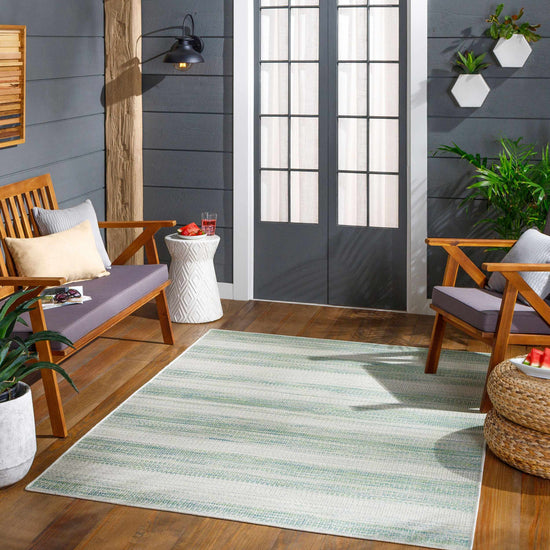Kris Green Outdoor Area Rug - Clearance