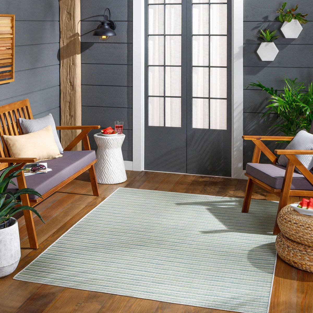 Greg Green Outdoor Area Rug - Clearance