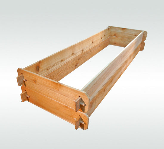 Timberlane Gardens Raised Garden Bed Kit Double Deep (Two 2x6) Select Cedar