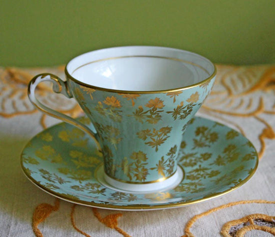 Vintage Royal Albert Cup and Saucer - Blossom Time Series, Hawthorn