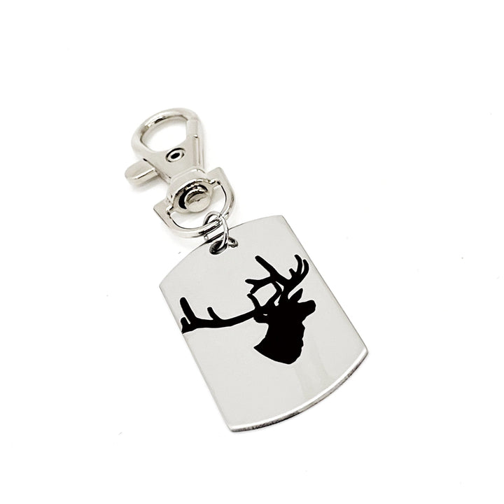 Hunter Gifts, Deer Hunter Clip On Charm, Gift For Her, Gift For Him, Deer Hunting Gifts, Wife Gift, Hunting Bag Charms, Son Gift, Daughter