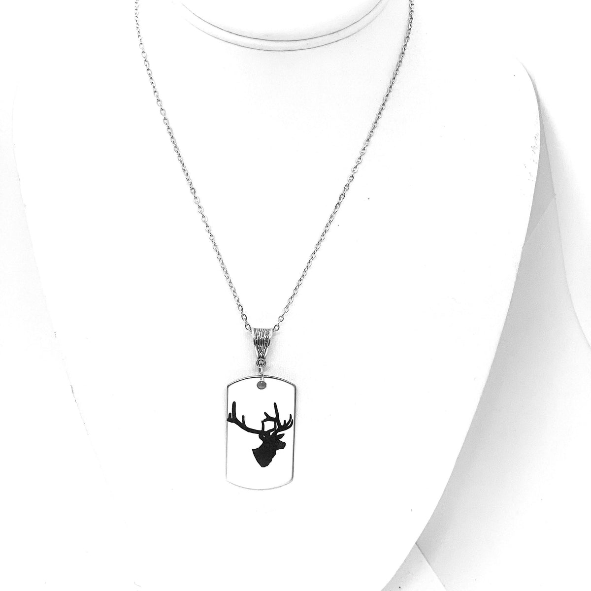 Hunter Gifts, Deer Horns Necklace, Elk Horns Necklace, First Deer Gift, Daughter Gift, Wife Gift, Hunting Girlfriend Gift, Women Hunters