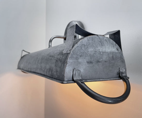 Galvanized Dome Farmhouse Wall Vanity Bathroom Light Fixture (3 sizes)