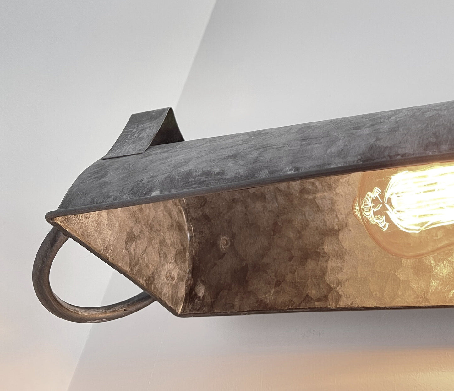 Galvanized Dome Farmhouse Wall Vanity Bathroom Light Fixture (3 sizes)