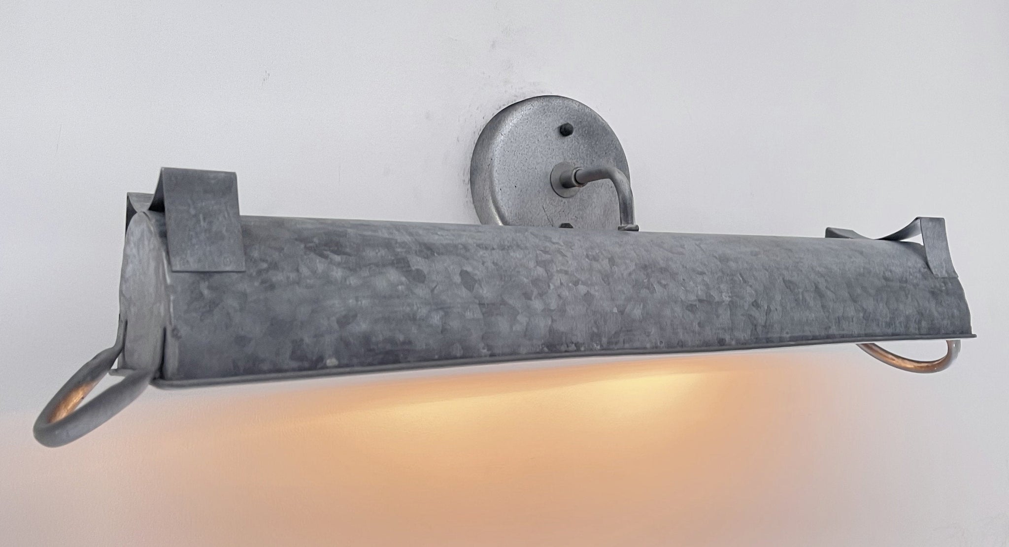 Galvanized Dome Farmhouse Wall Vanity Bathroom Light Fixture (3 sizes)