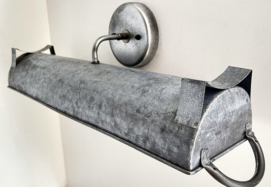 Galvanized Dome Farmhouse Wall Vanity Bathroom Light Fixture (3 sizes)