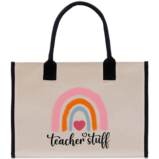 Teacher Stuff Tote Bag Teacher Bag Teacher Gift Teacher Retirement Gift Best Teacher Gifts Teacher Appreciation Gift Teacher Strong Tote Bag