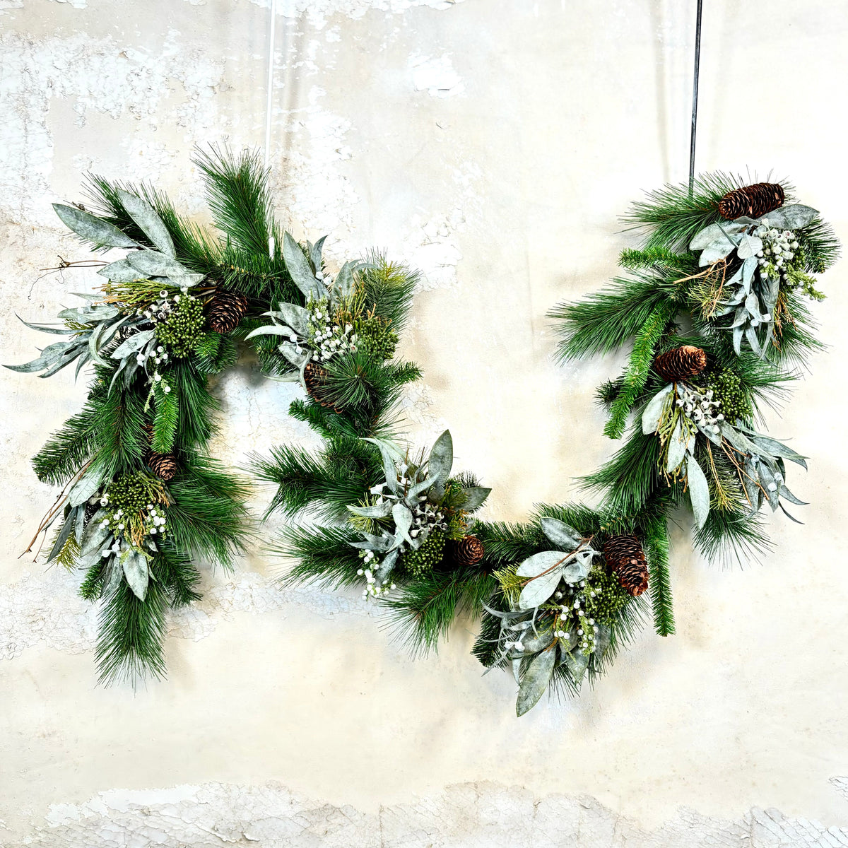 6 ft. Seeded Eucalyptus and Pine Garland