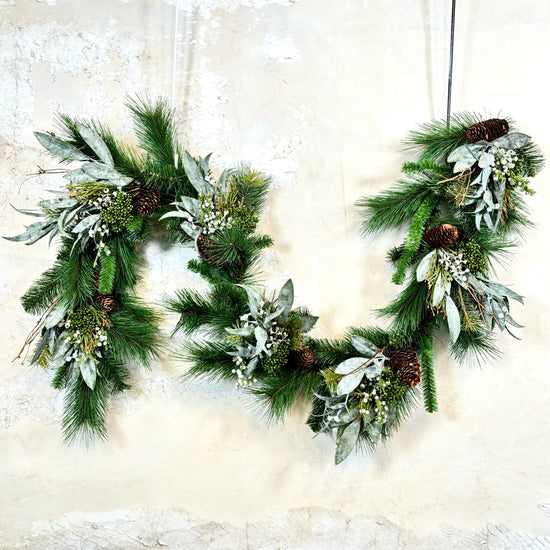 6 ft. Seeded Eucalyptus and Pine Garland