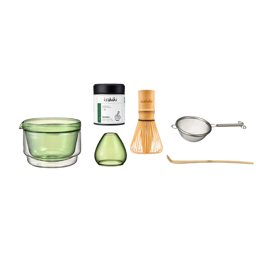 Isshiki x Hario Samidori Tin Matcha Set