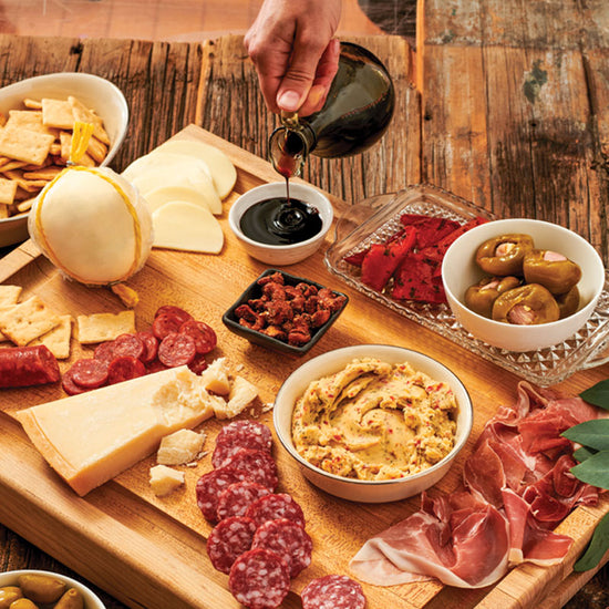 Italian Market Gift Crate, cheese and charcuterie gift for entertaining and food lovers