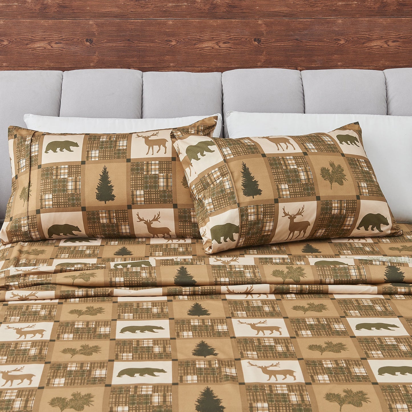 Lodge Printed Sheet Set - Mountain Ridge Collection