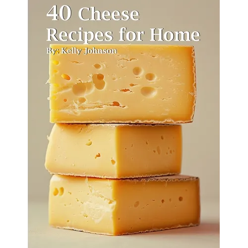40 Cheese Recipes for Home - Paperback