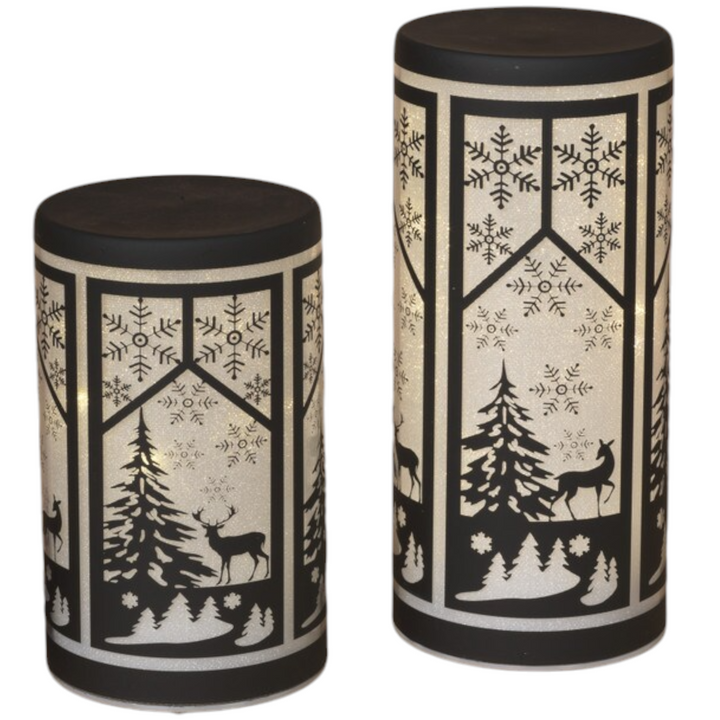 Twinkle Winter Luminaries - Set of 2