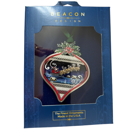 Christmas Scene Bulb Ornament