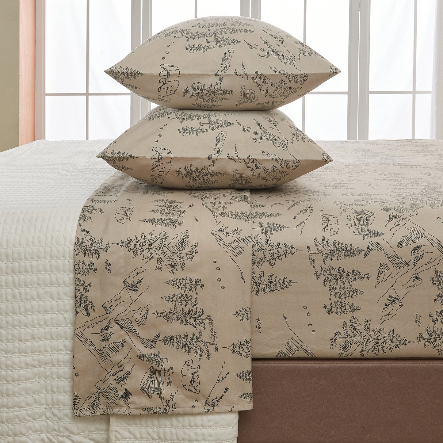 Lodge Printed Sheet Set - Mountain Ridge Collection