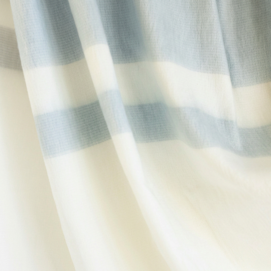 Handwoven Alpaca Throw Blanket | Glacier Gray & White | Kallpa Collection