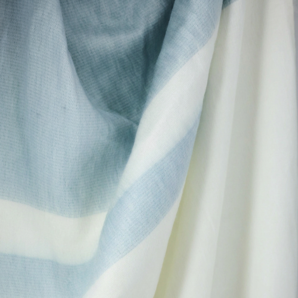 Handwoven Alpaca Throw Blanket | Glacier Gray & White | Kallpa Collection