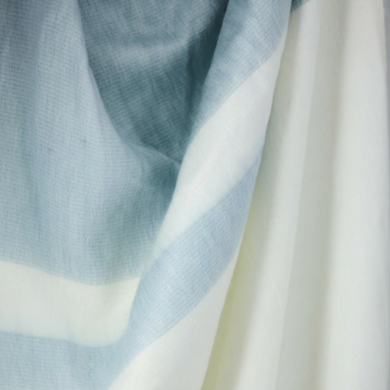 Handwoven Alpaca Throw Blanket | Glacier Gray & White | Kallpa Collection