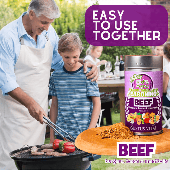 Kid’s Menu: Beef: Burgers, Tacos & Meatballs Seasoning