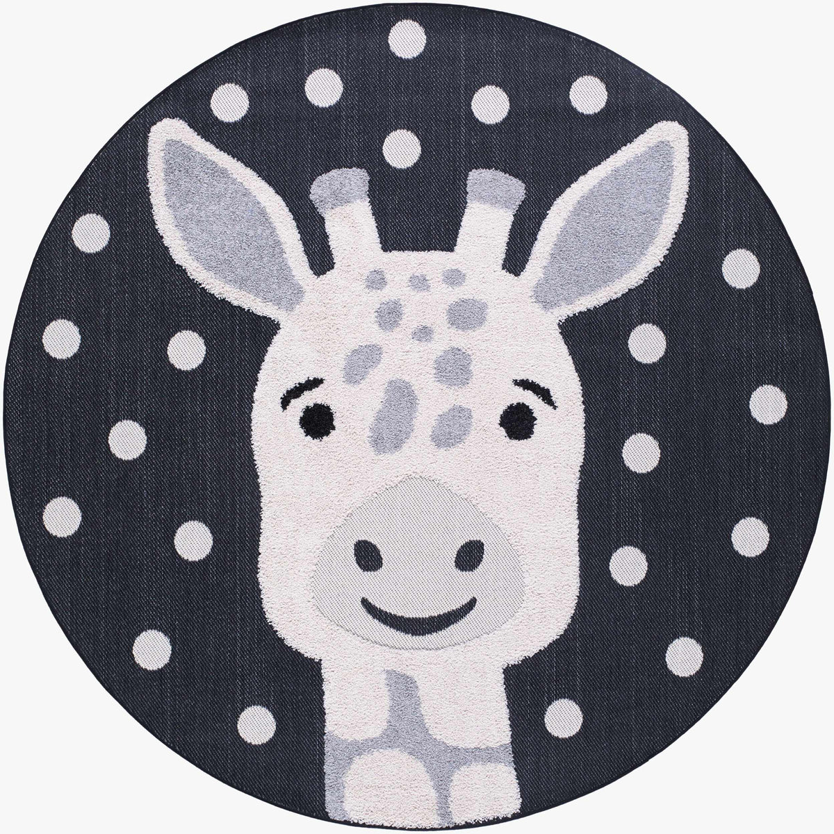 Kids Giraffe Animal Print Nursery Outdoor Area Rug - Clearance
