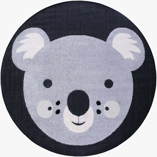 Kids Koala Animal Print Nursery Outdoor Area Rug - Clearance