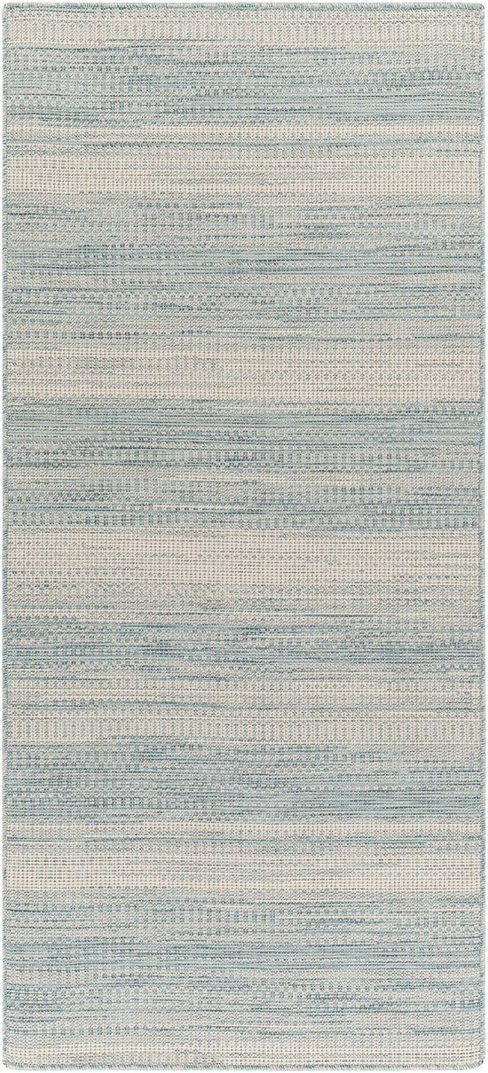 Kris Teal Outdoor Area Rug - Clearance