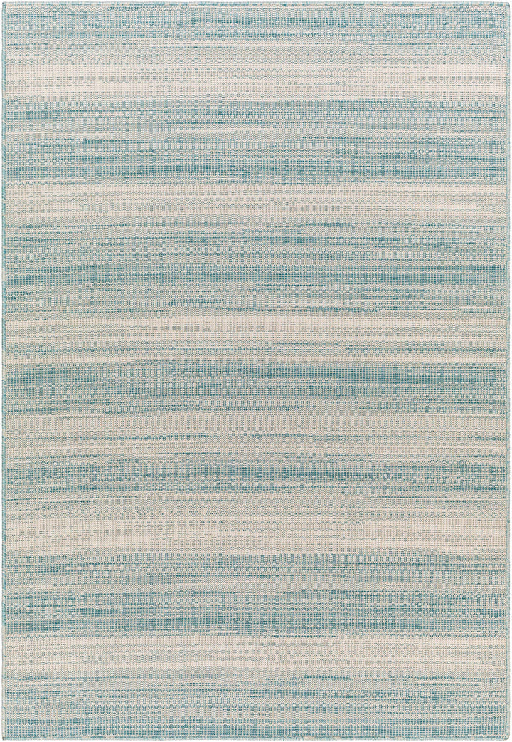 Kris Teal Outdoor Area Rug - Clearance