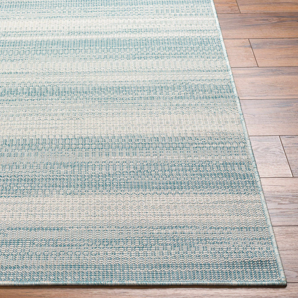 Kris Teal Outdoor Area Rug - Clearance