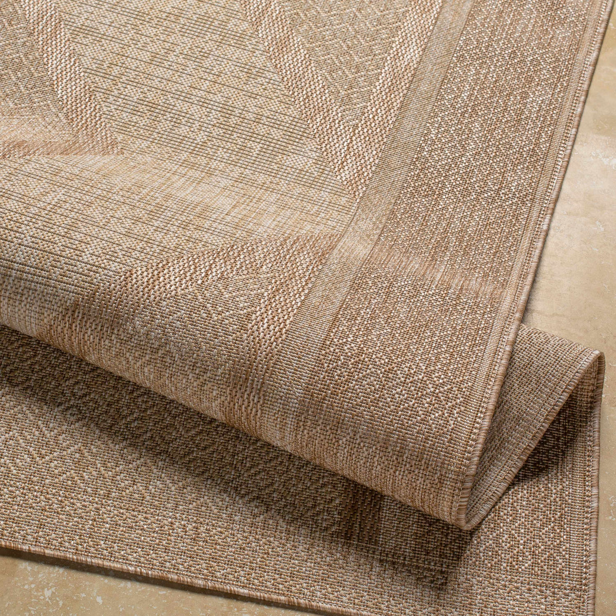 Hazar Beige Outdoor Area Rug - Clearance