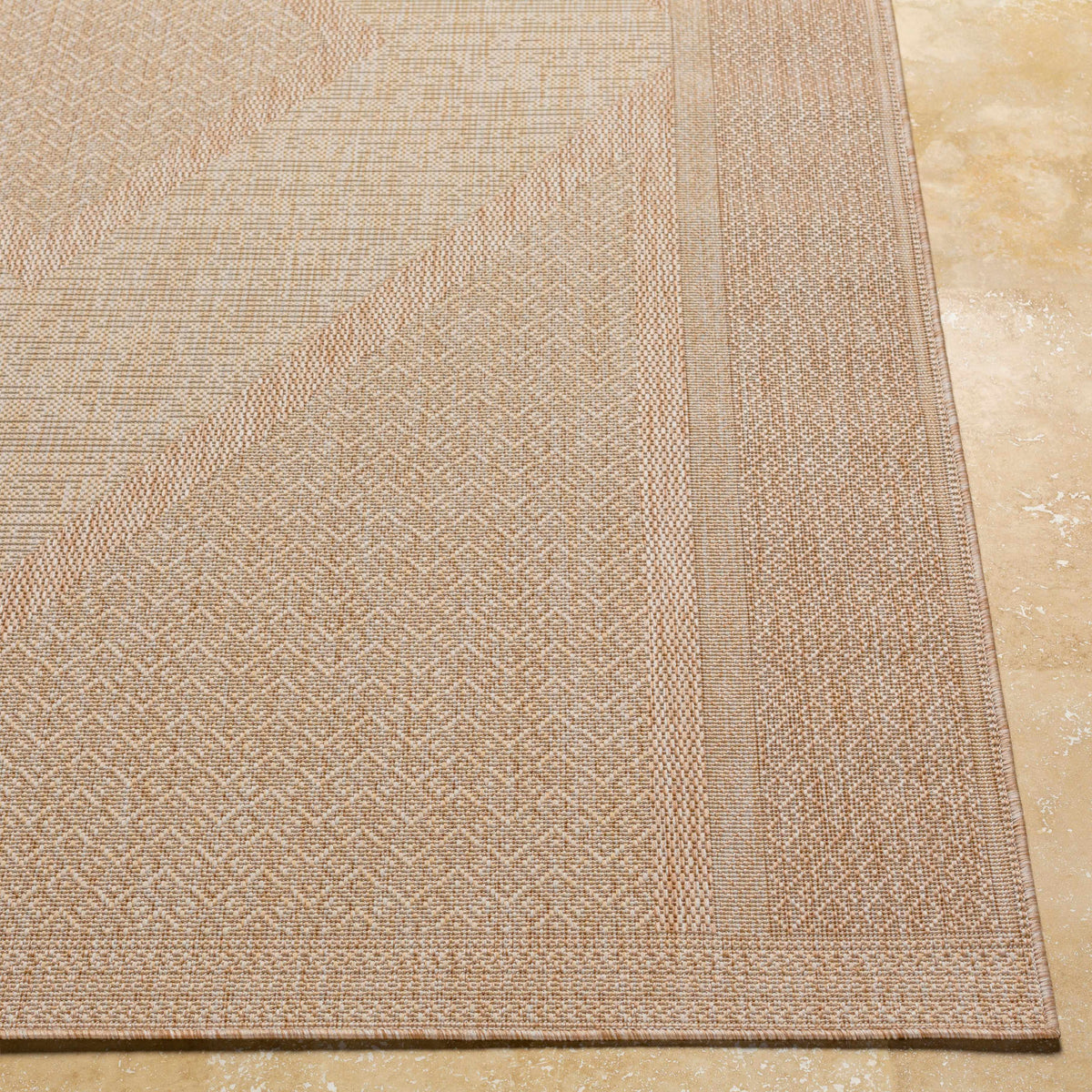 Hazar Beige Outdoor Area Rug - Clearance