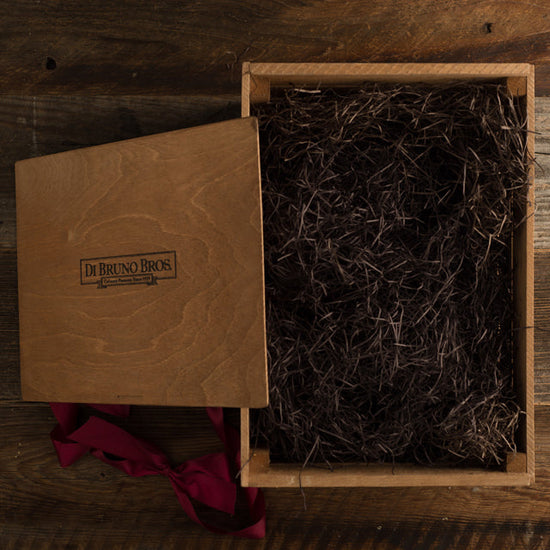 Fuhgettaboutit Cheese & Charcuterie Gourmet Gift Crate, gourmet food gift for birthdays, holidays and special occasions