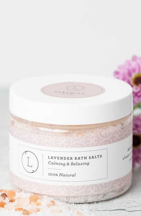 Lavender Bath Salt Soak – Epsom, Dead Sea & Himalayan Salts