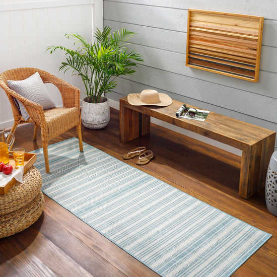 Engla Off White Outdoor Carpet Area Rug - Clearance
