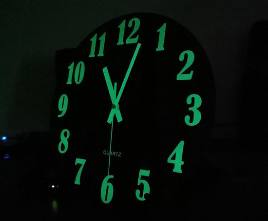 Luminous Wall Clock Silent Non-Ticking Quartz Wall Clocks Large Luminous Function Numbers and Hands Battery Operated Decorative Wall Clock for Office 12 Inch Wooden Silent Non-Ticking Kitchen Wall Clocks With Night Lights For Indoor/Outdoor Living Room