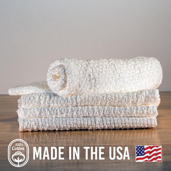 100% Cotton Dishcloths 11" x 11"