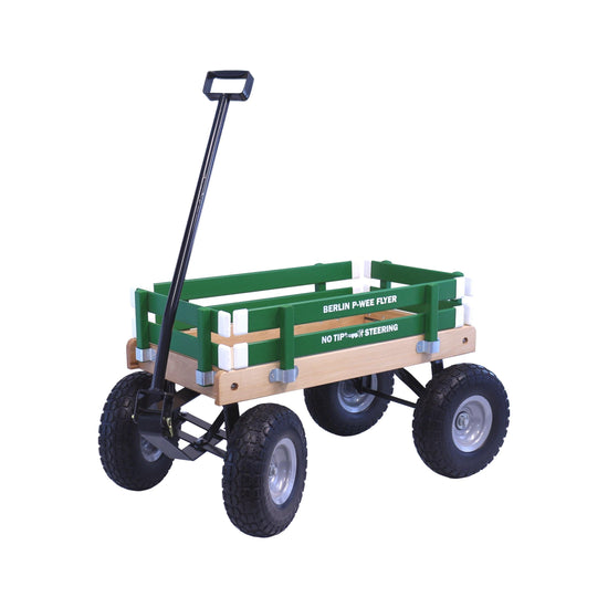 Berlin Big-Foot Kid's Wagon by AmishToyBox.com - Perfect Wagon for Children and Toddlers - Amish Made in Ohio, USA - 10" No-Flat Tires